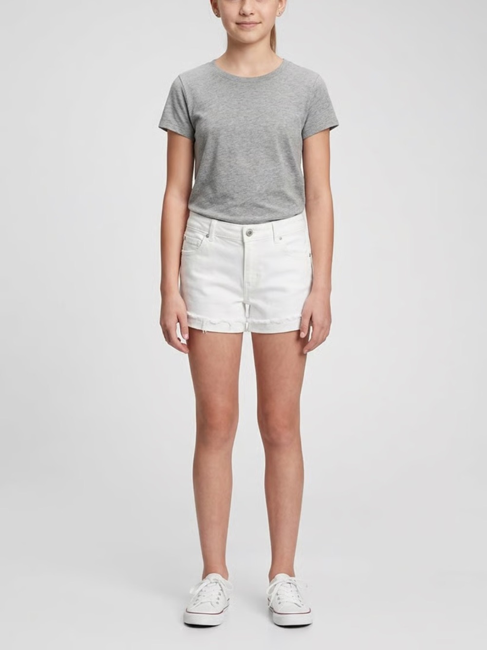Lucky Brand Girls white Riley shorts size 14